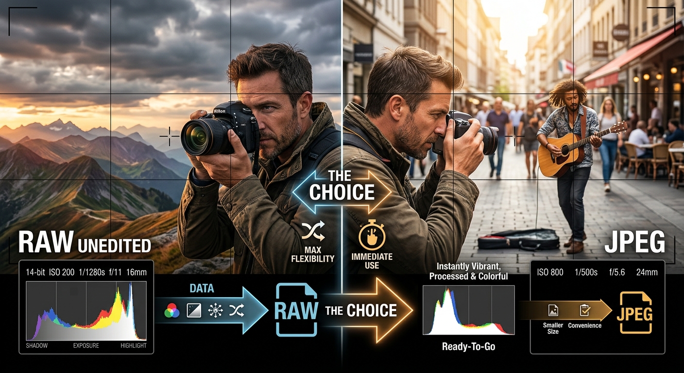 How to Choose Between RAW and JPEG for Every Shooting Situation